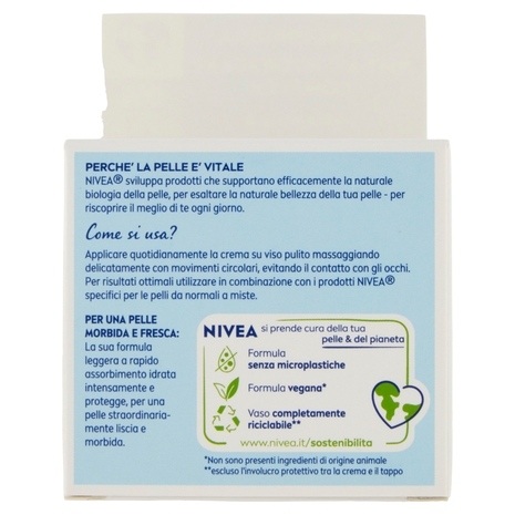 Nivea Crema Giorno Idratante Rinfrescante 24H Idratazione SPF 15 50 ml